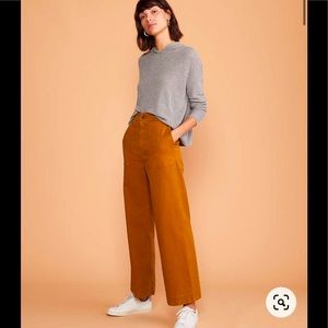 Nwot Lou Grey Brushed Twill High Waist 